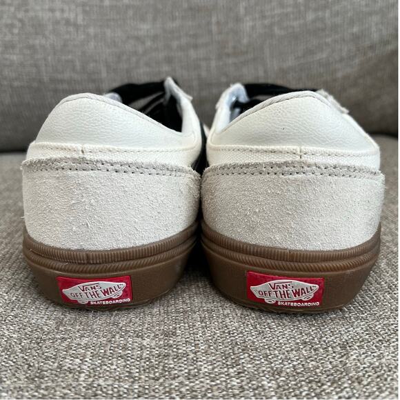 Vans Gilbert Crockett Marshmallow Gum Skate Shoes Men's 8 rare & discontinued - Picture 4 of 13